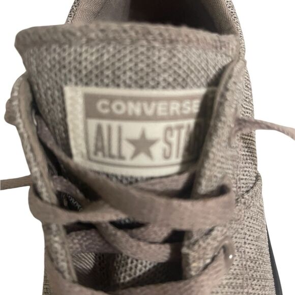 Converse Sneaker Womens 9 All Star Low Top Gray Material Punk Retro 90's Grunge - Picture 7 of 14